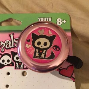 New Skelanimals pink Kit Cat bike bicycle bell